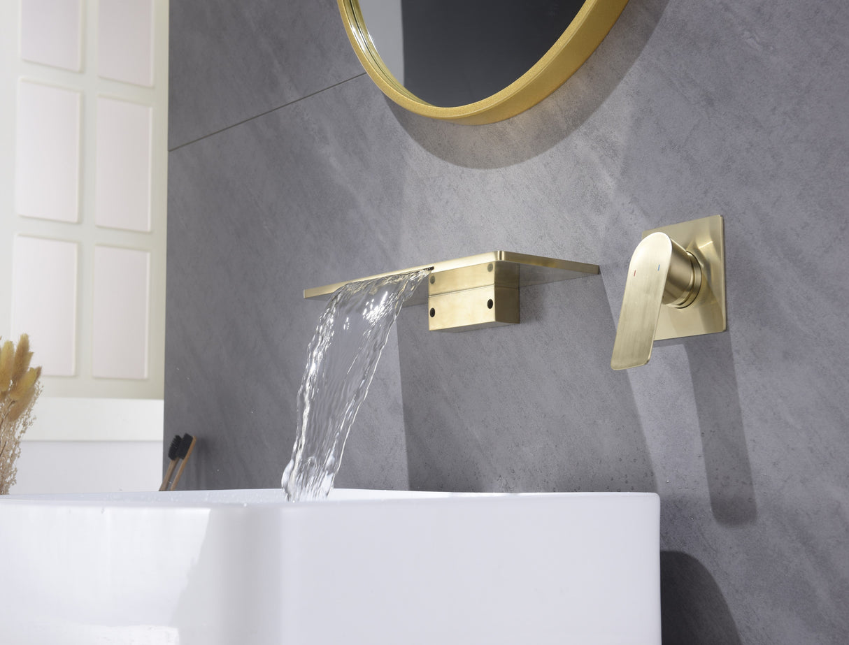 NIVEEN| SINGLE HANDLE WALL MOUNT BATHROOM FAUCET Smart Living and Technology