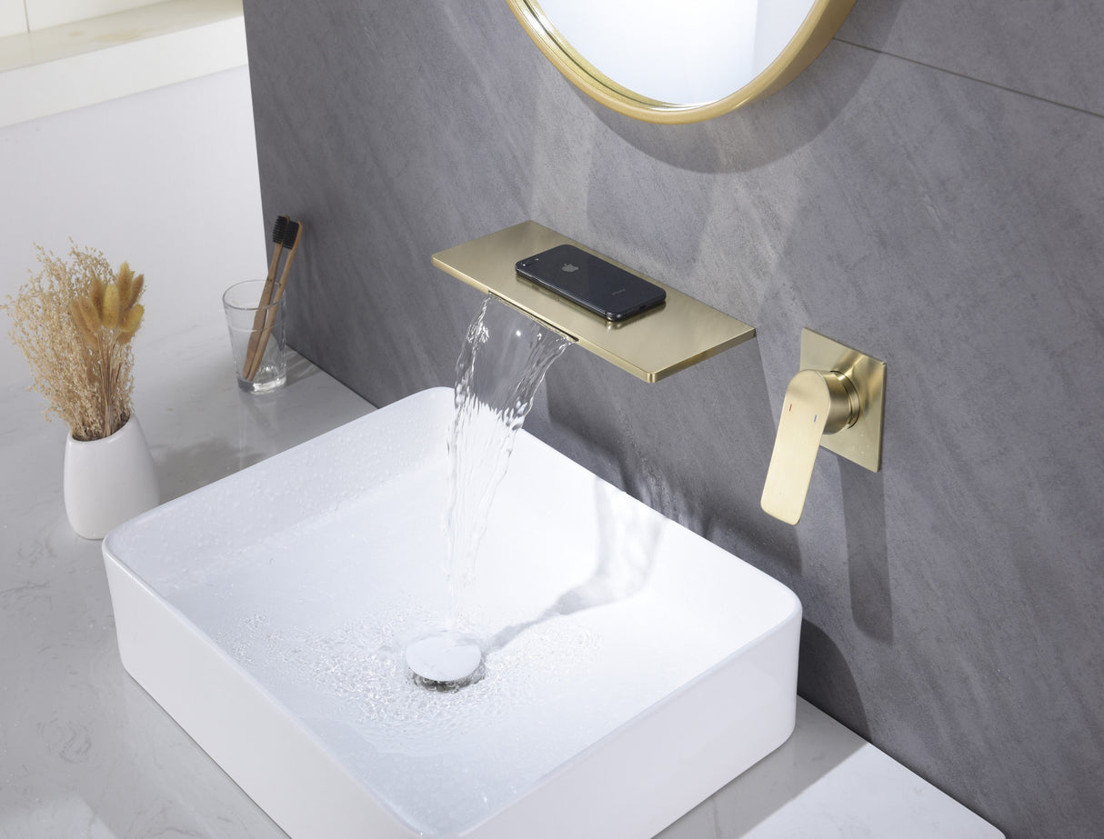 NIVEEN| SINGLE HANDLE WALL MOUNT BATHROOM FAUCET Smart Living and Technology