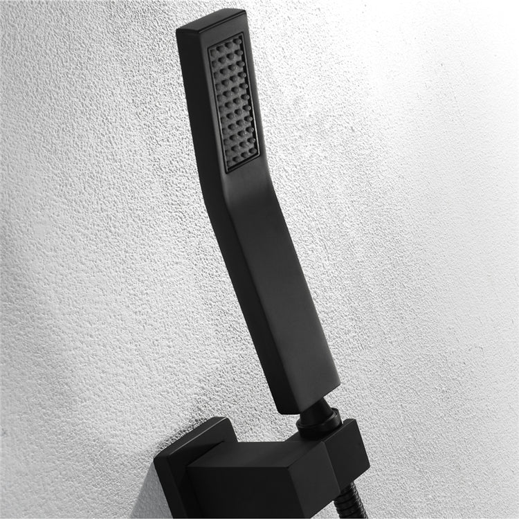 SANTORINI- 16" Complete Luxury LED Music Shower Set 6 Large Body Spray -Rain & Waterfall Ceiling Shower Head Smart Living and Technology