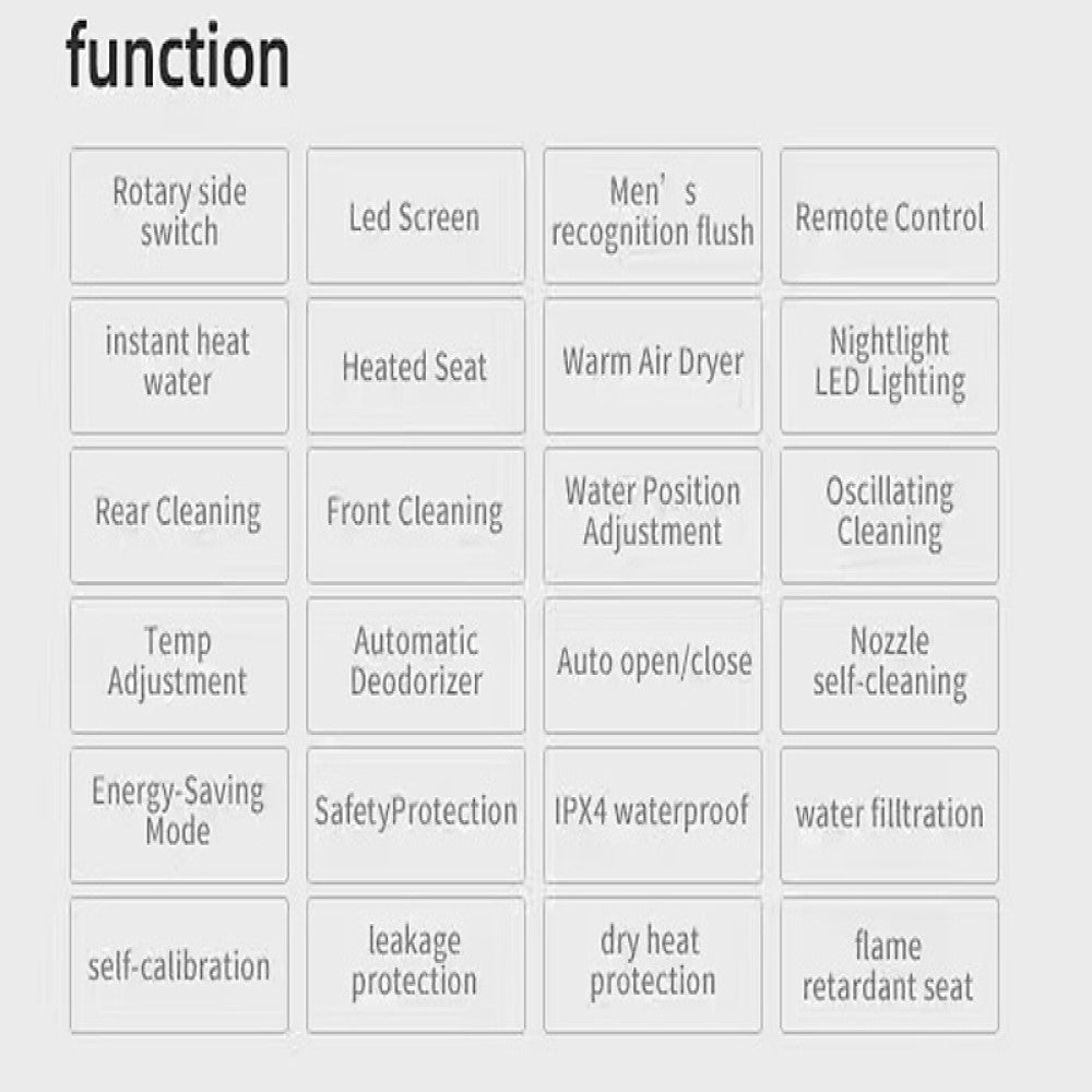 SHORE| ONE-PIECE SMART TOILET EGG SHAPED DESIGN Smart Living and Technology