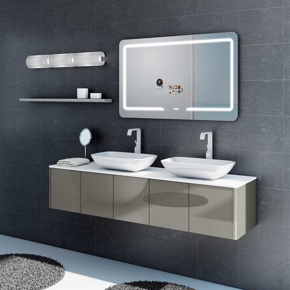 REEF Smart LED Bathroom Mirror Built-in TV screen Android Wi-Fi Bluetooth Intelligent bathroom mirror