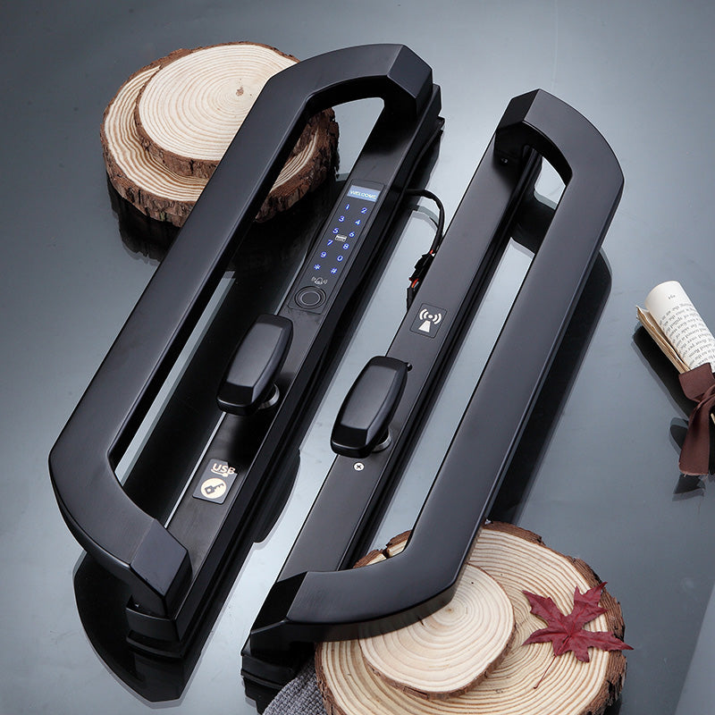 SUPREME| Commercial Property Smart Fingerprint Door Lock  Passcode Cards and Mobile APP Keyless Entry Aluminum Door , Vinyl Door , Patio Door Lock Smart Living and Technology