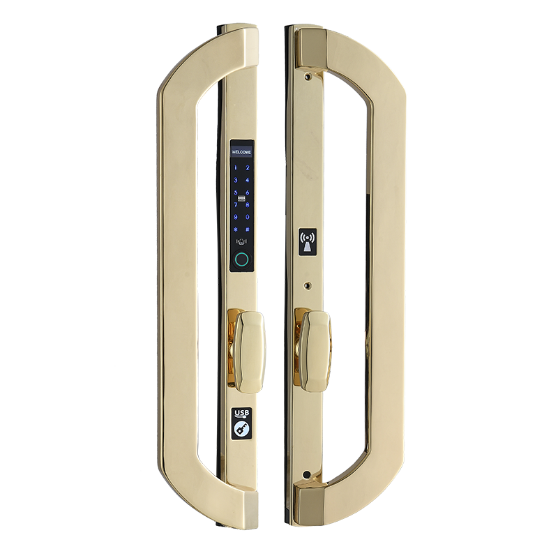 SUPREME| Commercial Property Smart Fingerprint Door Lock  Passcode Cards and Mobile APP Keyless Entry Aluminum Door , Vinyl Door , Patio Door Lock Smart Living and Technology