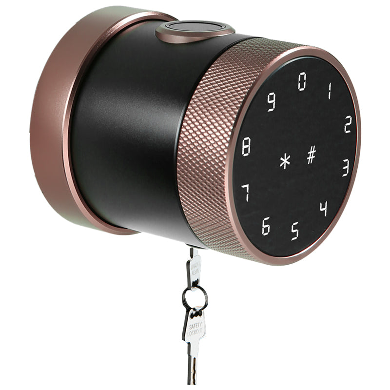 Smart Door Knob Lock Biometric Fingerprint with Passcode Keypad , Card ,Mobile App and Mechanical key Smart Living and Technology