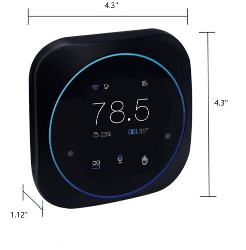 Smart Thermostat Programmable Voice Command Control Built-in Speakers and Alexa Wi-Fi App Control Smart Living and Technology