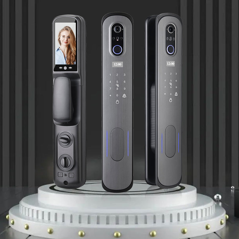 VOICE| 3D Face recognition smart door lock with video intercom feature biometric fingerprint smart door lock Smart Living and Technology