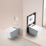 MASSY| ONE PIECE WALL MOUNTED LUXURY SMART TOILET HEATED SEAT AIR DRYER SMART TOILET