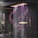 ALOVINA|47" COMPLETE LUXURY RAINFALL WATERFALL AND MIST SPRAY SHOWER SYSTEM