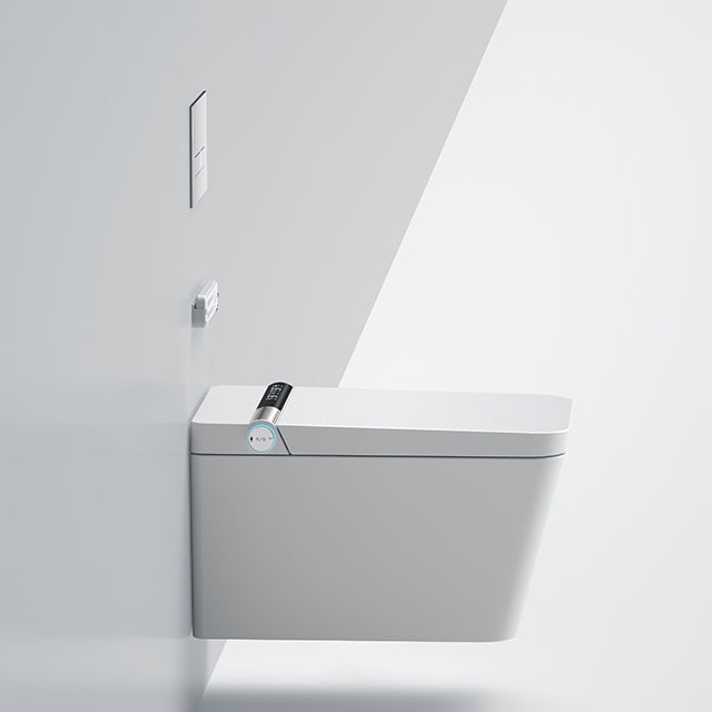 MASSY| ONE PIECE WALL MOUNTED LUXURY SMART TOILET HEATED SEAT AIR DRYER SMART TOILET