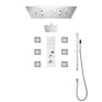 VIVRY|32" COMPLETE LUXURY SHOWER SYSTEM RAINFALL WATER MIST SPRAY SHOWER SYSTEM