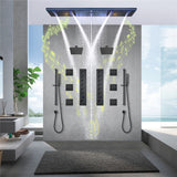AXIS|47" COMPLETE LUXURY SHOWER SYSTEM WITH BODY JETS DUAL SHOWER SYSTEM