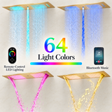 AMAZEER|36" IN CEILING MOUNT COMLETE LED MUSIC SHOWER SYSTEM