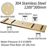 ALLURE|47" COMPLETE LUXURY SHOWER SYSTEM
