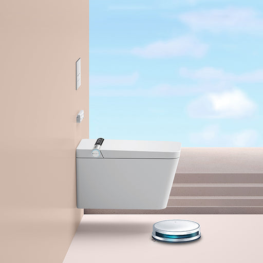 MASSY| ONE PIECE WALL MOUNTED LUXURY SMART TOILET HEATED SEAT AIR DRYER SMART TOILET