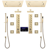 ENCORE|COMPLETE LUXURY DUAL SHOWERHEAD LED MUSIC SHOWER SYSTEM