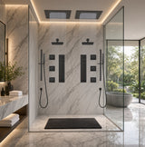 ENCORE|COMPLETE LUXURY DUAL SHOWERHEAD LED MUSIC SHOWER SYSTEM