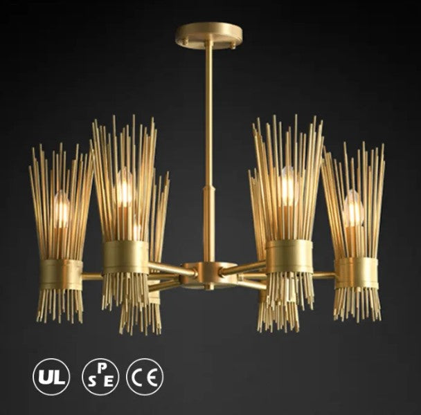 ARMI|Modern Luxury Design Round Gold Chandelier