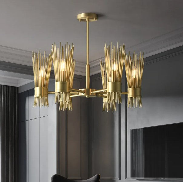 ARMI|Modern Luxury Design Round Gold Chandelier