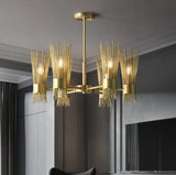 ARMI|Modern Luxury Design Round Gold Chandelier