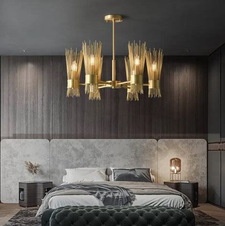 ARMI|Modern Luxury Design Round Gold Chandelier