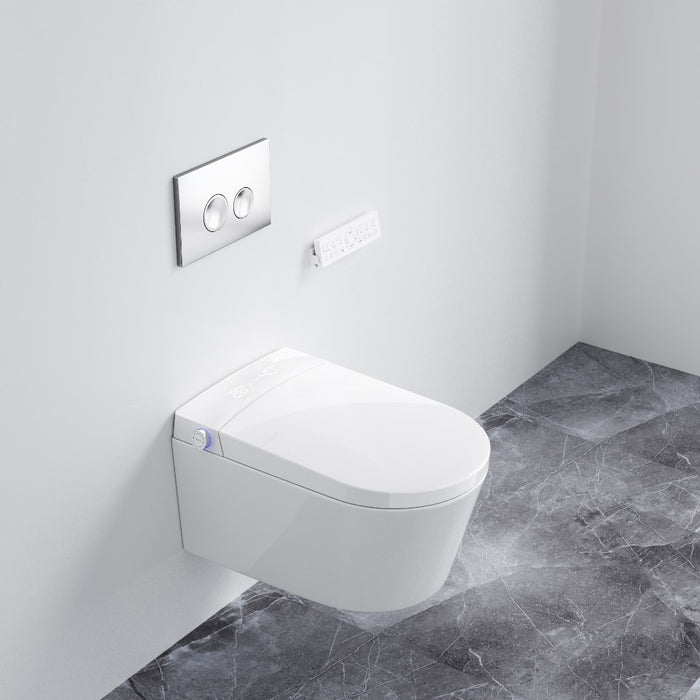 AVEEDA| One-piece Elongated Wall Mounted Luxury Smart Toilet