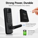 BRIDGE|US STANDARD SINGLE LATCH SMART DOOR LOCK WITH VIDEO CALLING FEATURE