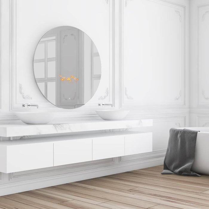 Circle Smart LED Bathroom Mirror Built-in TV screen Android Wi-Fi Bluetooth Intelligent bathroom mirror