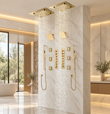 ENCORE|COMPLETE LUXURY DUAL SHOWERHEAD LED MUSIC SHOWER SYSTEM