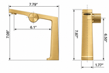 FLORA|LUXURY  MODERN SIGNLE HOLE BATHROOM FAUCET