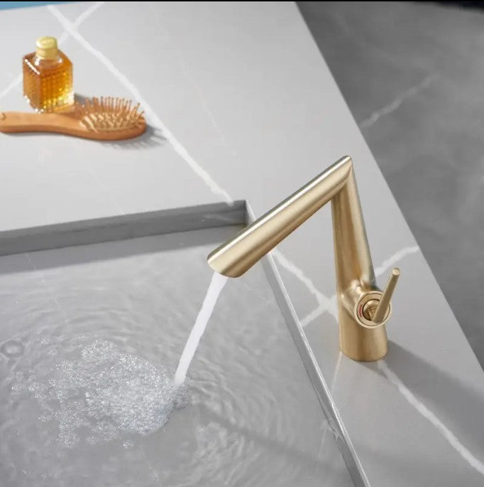 DEENA|Modern Design Single Hole Bathroom Faucet