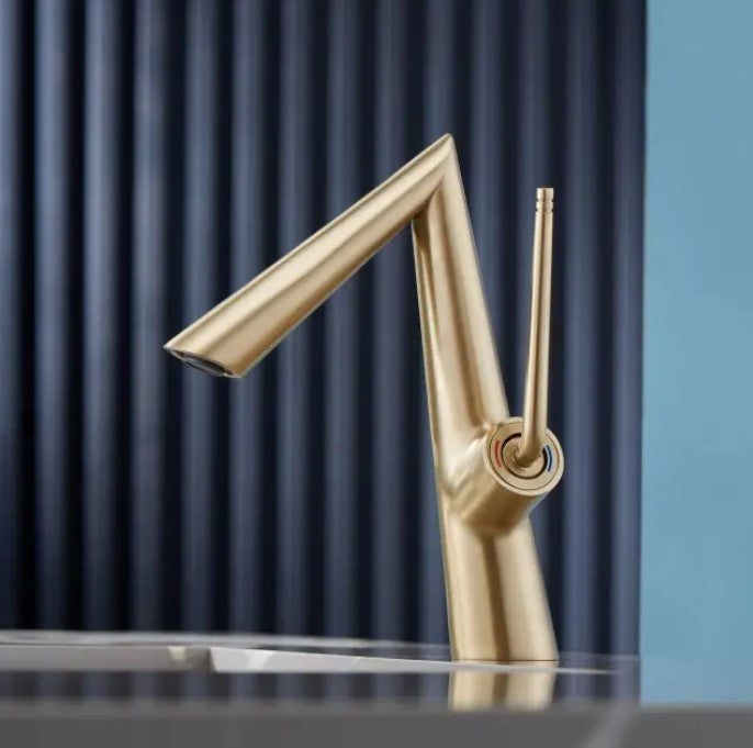 DEENA|Modern Design Single Hole Bathroom Faucet