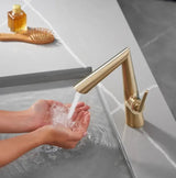 DEENA|Modern Design Single Hole Bathroom Faucet