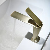 DIV|MODERN DESIGN SINGLE HOLE BATHROOM FAUCET HOT AND COLD BASIN FAUCET