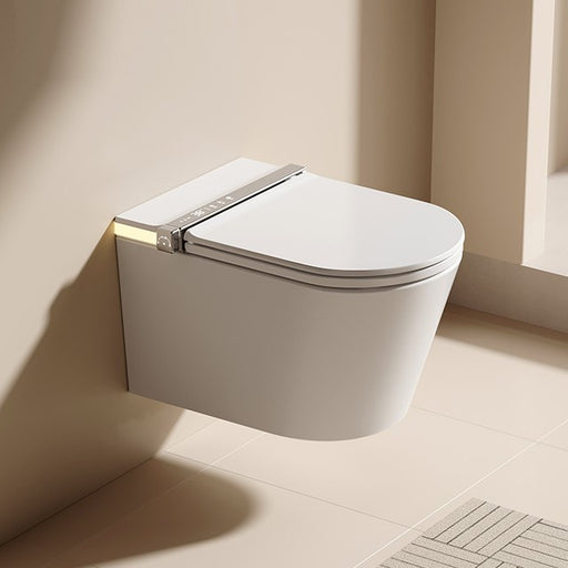 DORA|COMPLETE WALL HUNG ONE PIECE LUXURY ELONGATED SMART TOILET COMPLETE WITH BUILT-IN TANK