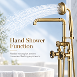 FANI|BATHROOM BATHTUB FAUCET FILLER FREE STANDING TUB FILLER