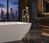 FANI|BATHROOM BATHTUB FAUCET FILLER FREE STANDING TUB FILLER