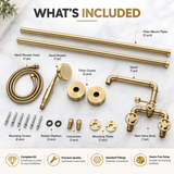 FANI|BATHROOM BATHTUB FAUCET FILLER FREE STANDING TUB FILLER