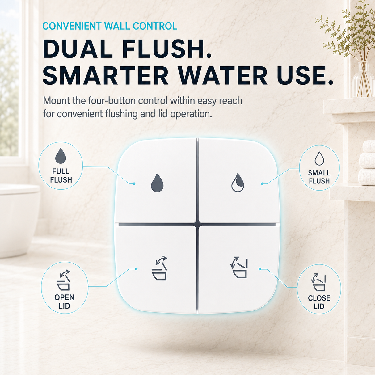 FEEVA| ONE-PIECE LUXURY SMART TOLIET FULLY AUTOMATIC TOILET