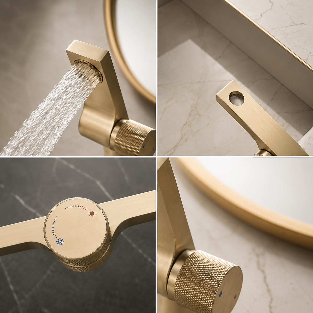 FLORA|LUXURY  MODERN SIGNLE HOLE BATHROOM FAUCET