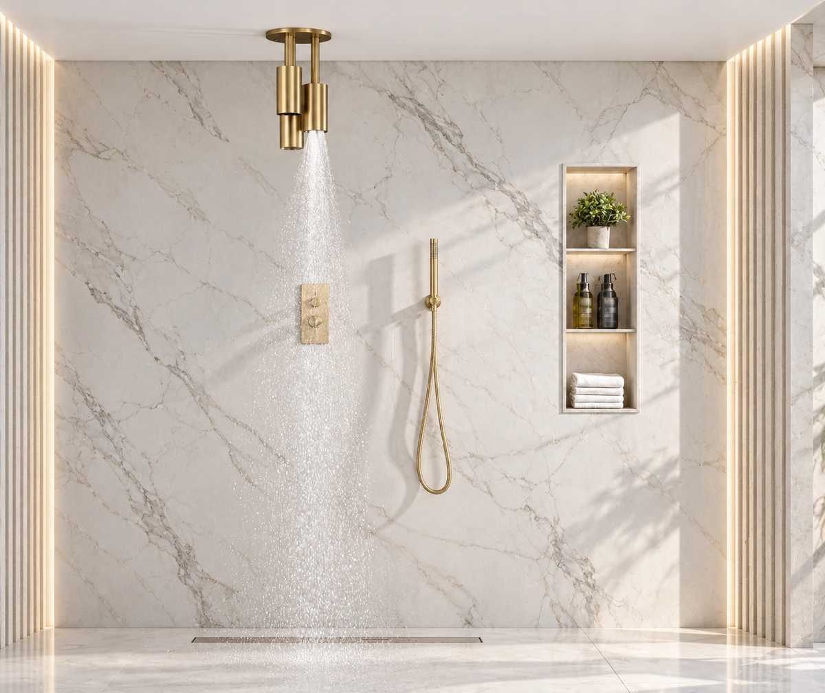 ATHENA|COMPLETE RAINFALL WATERFALL SHOWER SYSTEM