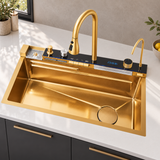 Maysoon| Complete Workstation Kitchen Sink With Digital Display Cup Rinser