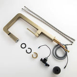 IZELA|Kitchen Faucet with Pullout Spray Head Digital Display Kitchen Faucet