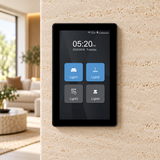 Wall LCD Light Switch Glass touch Screen Light Switch 6 in 1 1/2/3/4 Gang Curtain and Roller Blind Control Switch