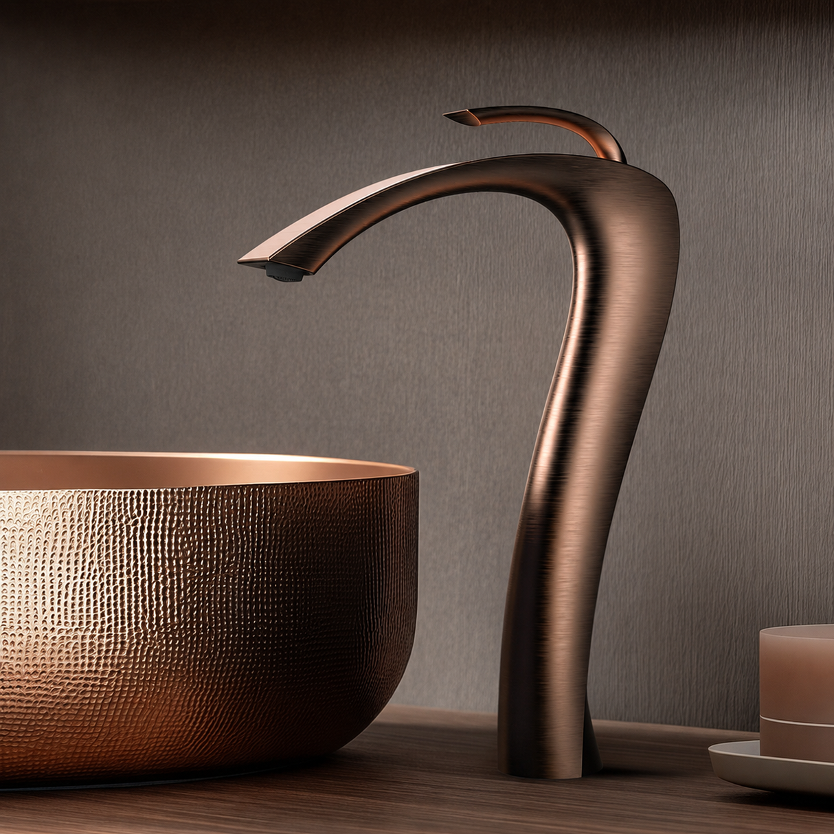 LAVERNE| Single-Hole Bathroom Faucet  Hot & Cold Bathroom Luxury  Faucet