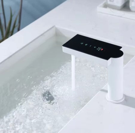 LIRA| Smart single hole bathroom faucet with motion sensor and digital display faucet
