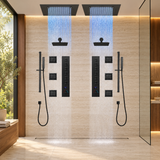 ENCORE|COMPLETE LUXURY DUAL SHOWERHEAD LED MUSIC SHOWER SYSTEM