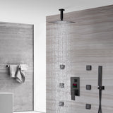 SOFI|12" IN CIELING MOUNT COMPLETE SHOWER SYSTEM