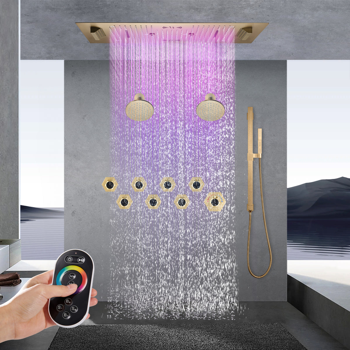 Complete Shower System Set SEVILLE|36