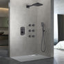 AREZO Rainfall Waterfall Shower System with Hand Shower & 6 Body Sprays