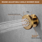 AREZO Rainfall Waterfall Shower System with Hand Shower & 6 Body Sprays